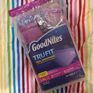 GoodNites TRUFIT girls nighttime underware starter